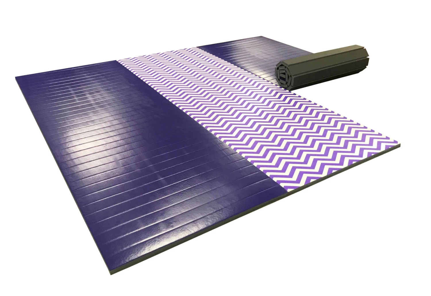 AK Athletic Equipment Gymnastics Chevron 12' X 12' X 1 3/8" Roll-Up Tumbling Mat 3 AK Athletic Equipment Gymnastics Chevron 12' X 12' X 1 3/8" Roll-Up Tumbling Mat