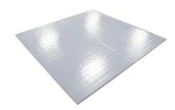 AK Athletic Equipment 10' X 10' X 1 3/8" Roll-Up Martial Arts Mat -Exercise Mat 2 piece gray martial arts mat flat