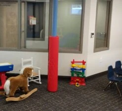 AK Athletic Equipment 4' Tall Pole Pad, 10" Diameter With Closure Flap -Exercise Mat 20868 .gci design 2916465a 1957 4aeb a200 75b3afb46928