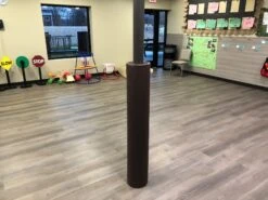 AK Athletic Equipment 4' Tall Pole Pad, 8" Diameter -Exercise Mat 20903 4 x4 61b80c8e 828e 4918 9157 6698e1da684d