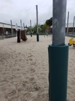 AK Athletic Equipment 4' Tall Pole Pad, 4" Diameter -Exercise Mat 25216 6