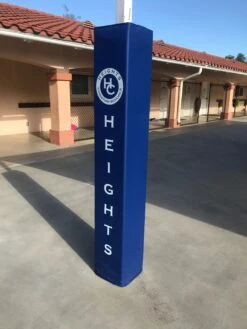 AK Athletic Equipment 4' Tall Four Sided Column Pad, 4" Side Width -Exercise Mat 32253 86dae1d1 0417 4db1 a9e1 8691ae4785ac