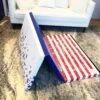 AK Athletic Equipment Clearance Red White And Blue 4' X 6' X 2" Intermediate Level Folding Gymnastics Mat 1 AK Athletic Equipment Clearance Red White And Blue 4' X 6' X 2" Intermediate Level Folding Gymnastics Mat -Exercise Mat 462 stars and sripes folding mat