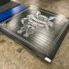 AK Athletic Equipment Clearance 8' X 8' X 1 3/8" Samurai Roll-Up Wrestling Mat Logo Vinyl Flaw -Exercise Mat 8x8samuraiclearance