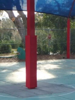 AK Athletic Equipment 6' Tall Four Sided Column Pad, 7" Side Width