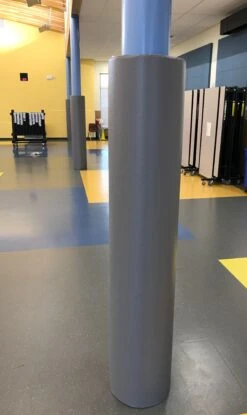 AK Athletic Equipment 6' Tall Pole Pad, 10" Diameter