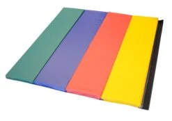 AK Athletic Equipment 4' X 4' X 1 3/8" Rainbow Folding Activity Mat