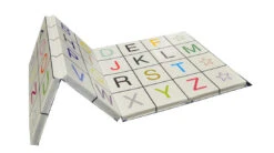 AK Athletic Equipment 4' X 8' X 2" Alphabet Fun Tumbling Mat