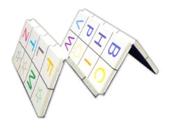 AK Athletic Equipment 4' X 8' X 2" Alphabet Fun Tumbling Mat -Exercise Mat alphabet mat accordian