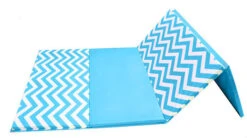 AK Athletic Equipment Clearance Chevron Zigzag 4' X 8' X 2" Intermediate Level Folding Gymnastics Mat