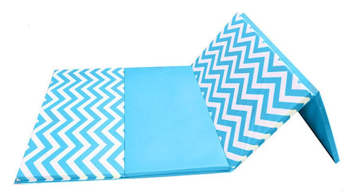 AK Athletic Equipment Clearance Chevron Zigzag 4' X 8' X 2" Intermediate Level Folding Gymnastics Mat 3 AK Athletic Equipment Clearance Chevron Zigzag 4' X 8' X 2" Intermediate Level Folding Gymnastics Mat
