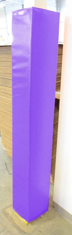 AK Athletic Equipment 4' Tall Four Sided Column Pad, 6" Side Width -Exercise Mat foursided purple c0e70363 b7f4 4727 a284 b49d4dc52496