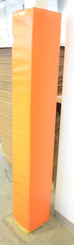AK Athletic Equipment 4' Tall Four Sided Column Pad, 5" Side Width -Exercise Mat foursided orange 1 de8491c6 a807 4440 8b83 8bb749122d52