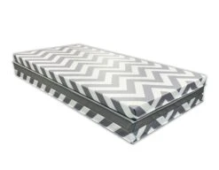 AK Athletic Equipment Chevron Zigzag 4' X 6' X 2" Intermediate Level Folding Gymnastics Mat 16 AK Athletic Equipment Chevron Zigzag 4' X 6' X 2" Intermediate Level Folding Gymnastics Mat -Exercise Mat gray and white 462 chevron folded