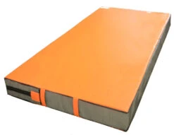 AK Athletic Equipment 4' X 6' X 8" Landing Mat -Exercise Mat orange landing mat
