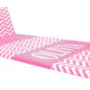AK Athletic Equipment Chevron Zigzag 4' X 12' X 1 3/8" Advanced Level Folding Gymnastics Mat -Exercise Mat pink and white partially folded chevron mat412 with name