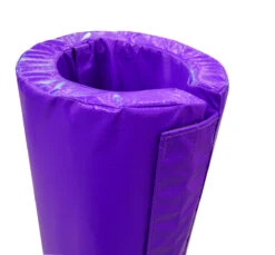 AK Athletic Equipment 4' Tall Pole Pad, 3" Diameter Fabric Flap Closure -Exercise Mat post pad close up purple 8ea83364 7c1b 4e2c 8c9a 21f9f9fc6e9c