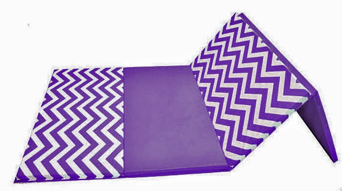 AK Athletic Equipment Clearance Chevron Zigzag 4' X 8' X 2" Intermediate Level Folding Gymnastics Mat 8 AK Athletic Equipment Clearance Chevron Zigzag 4' X 8' X 2" Intermediate Level Folding Gymnastics Mat - Image 6