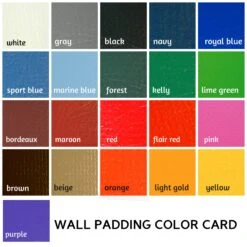 AK Athletic Equipment 4' Tall Four Sided Column Pad, 7" Side Width -Exercise Mat wall padding color card 8d017fcb ac35 4927 851e 14053b5eadc3